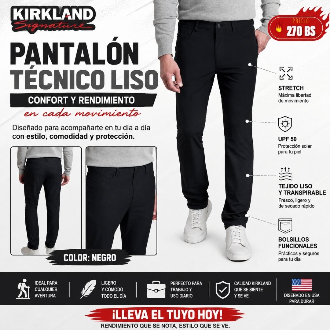 Pantalon Kirkland Liso