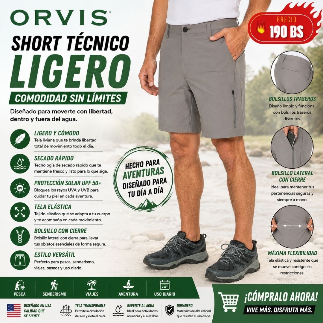 Short Tecnico Orvis