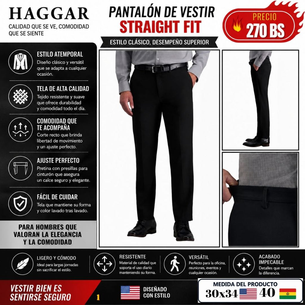 Pantalon de Vestir Haggar