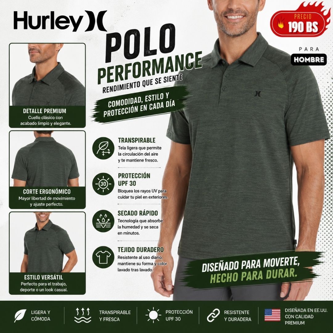 Polo Hurley Performance