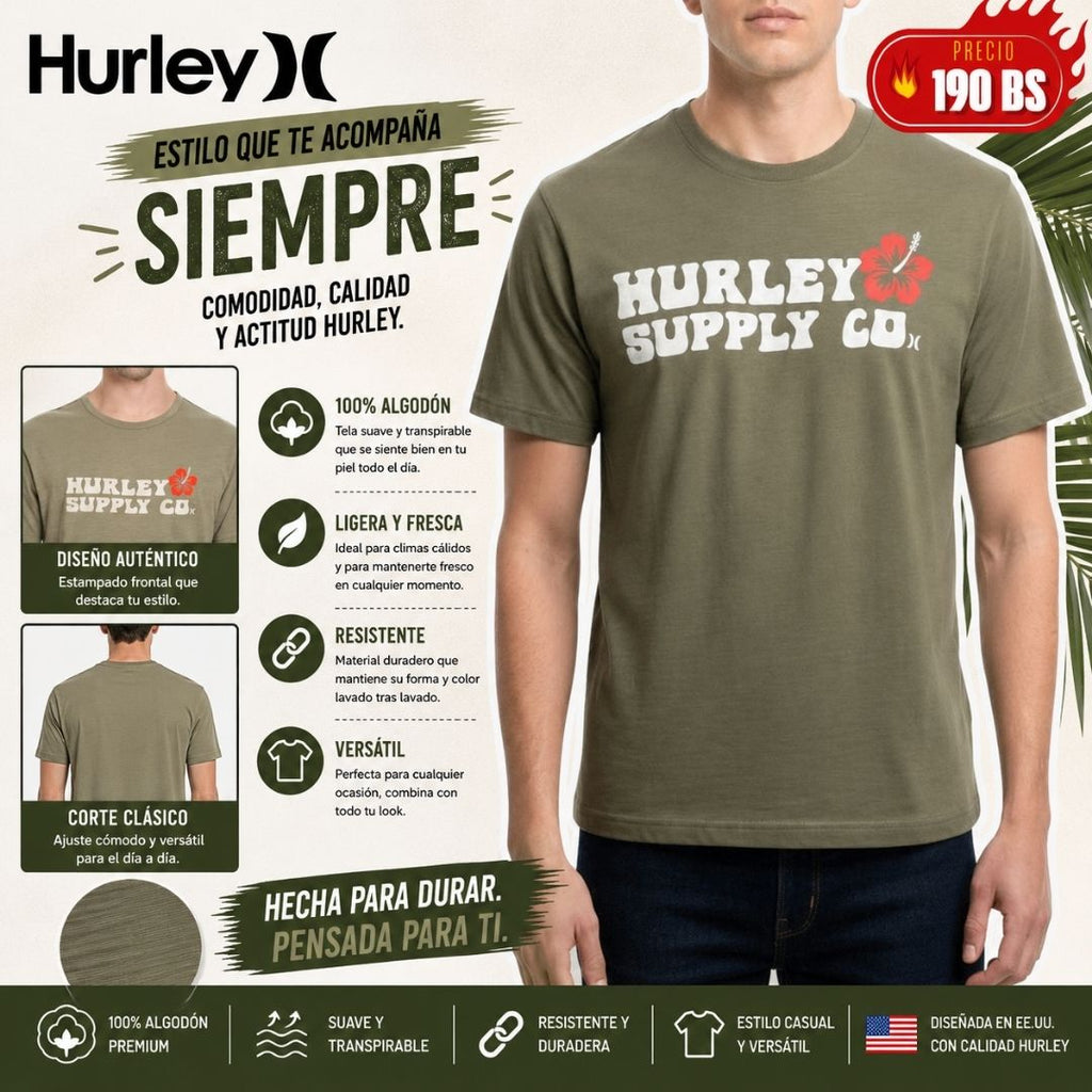 Polera Hurley Supply Co