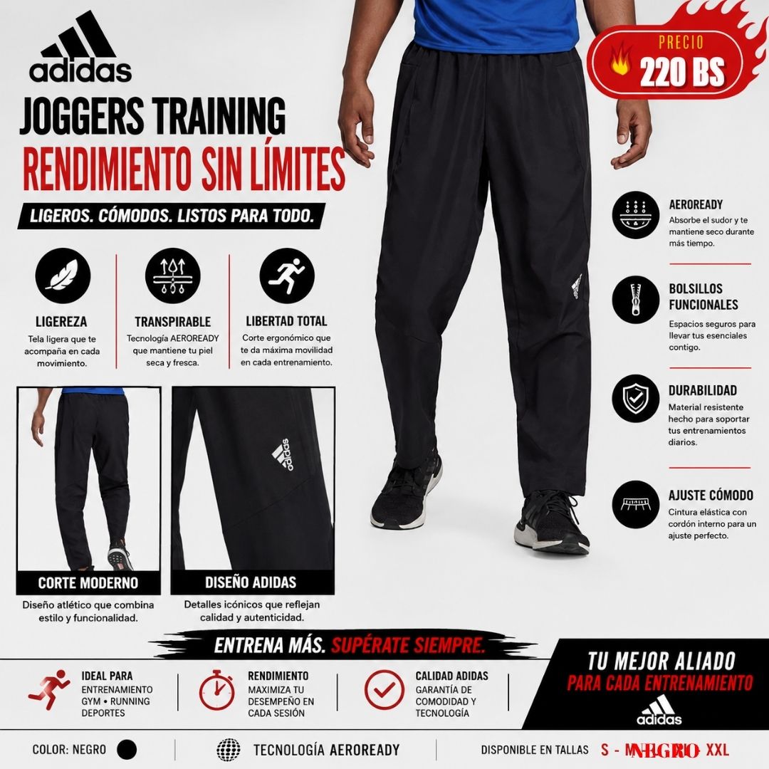 joggers Adidas Training Aeroready