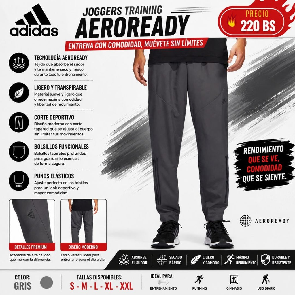 joggers Adidas Training Aeroready