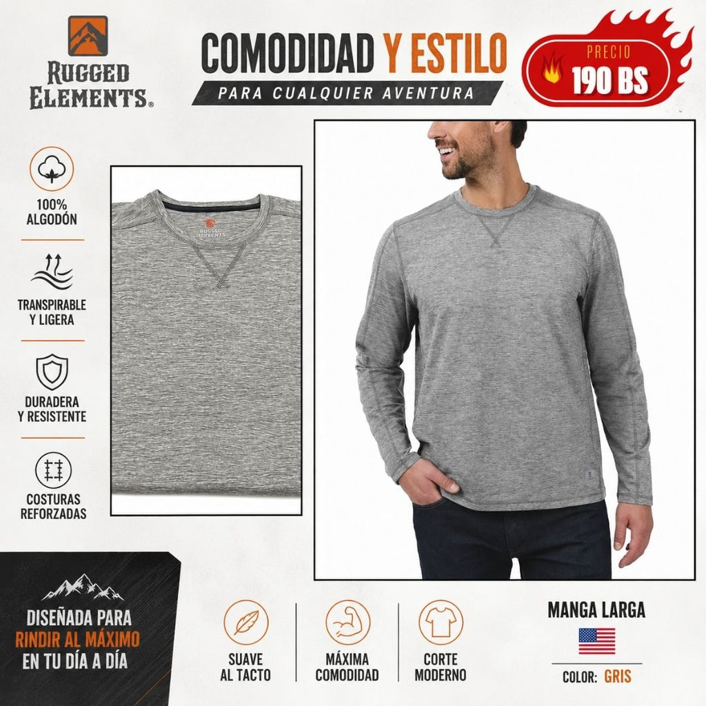 Manga Larga Rugged