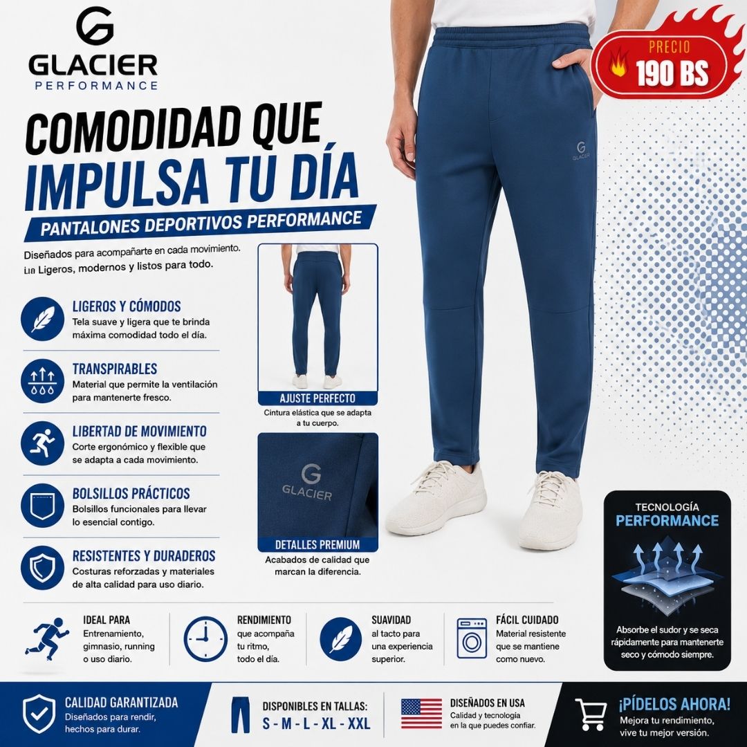 joggers deportivos Glacier Performance