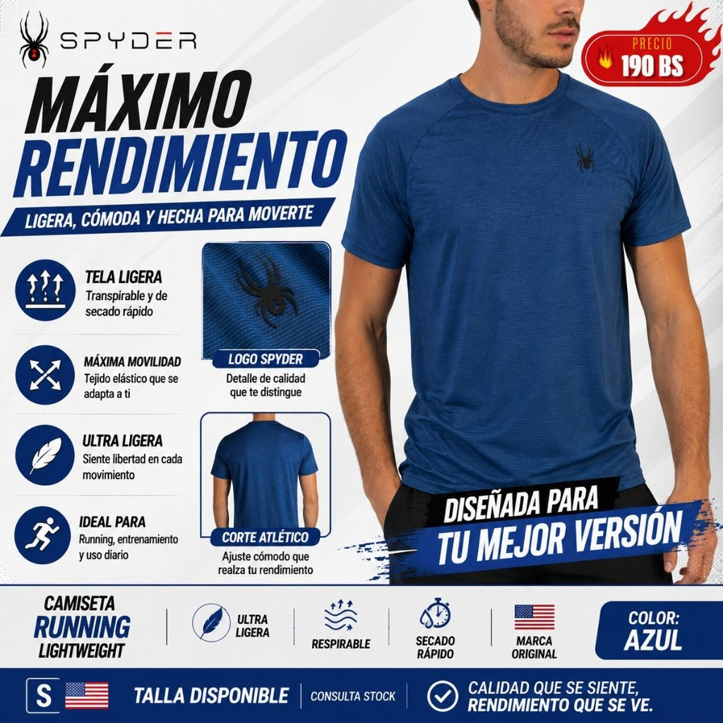Polera Spyder Deportiva