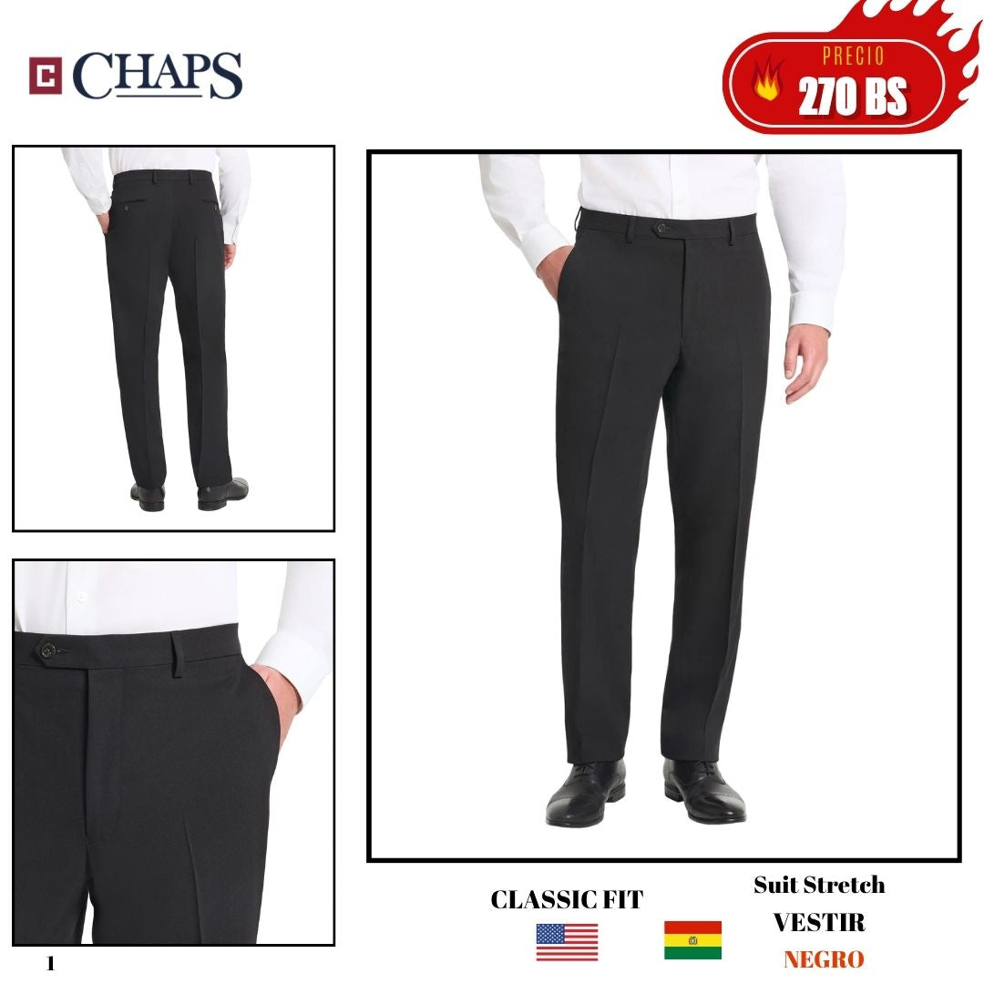 Pantalon de Vestir Chaps Classic Fit Suit