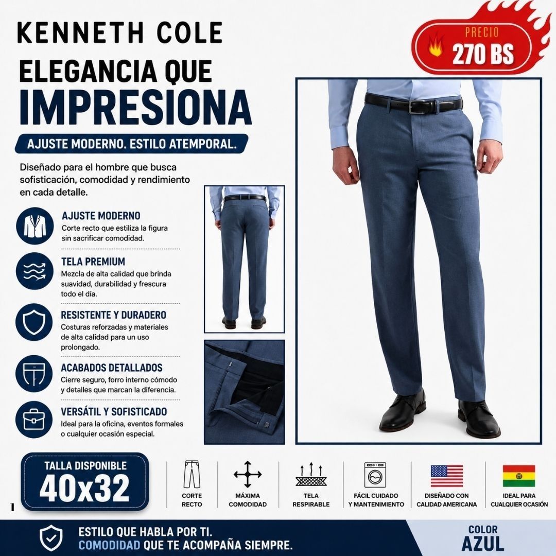 Pantalon de Vestir KennethCole