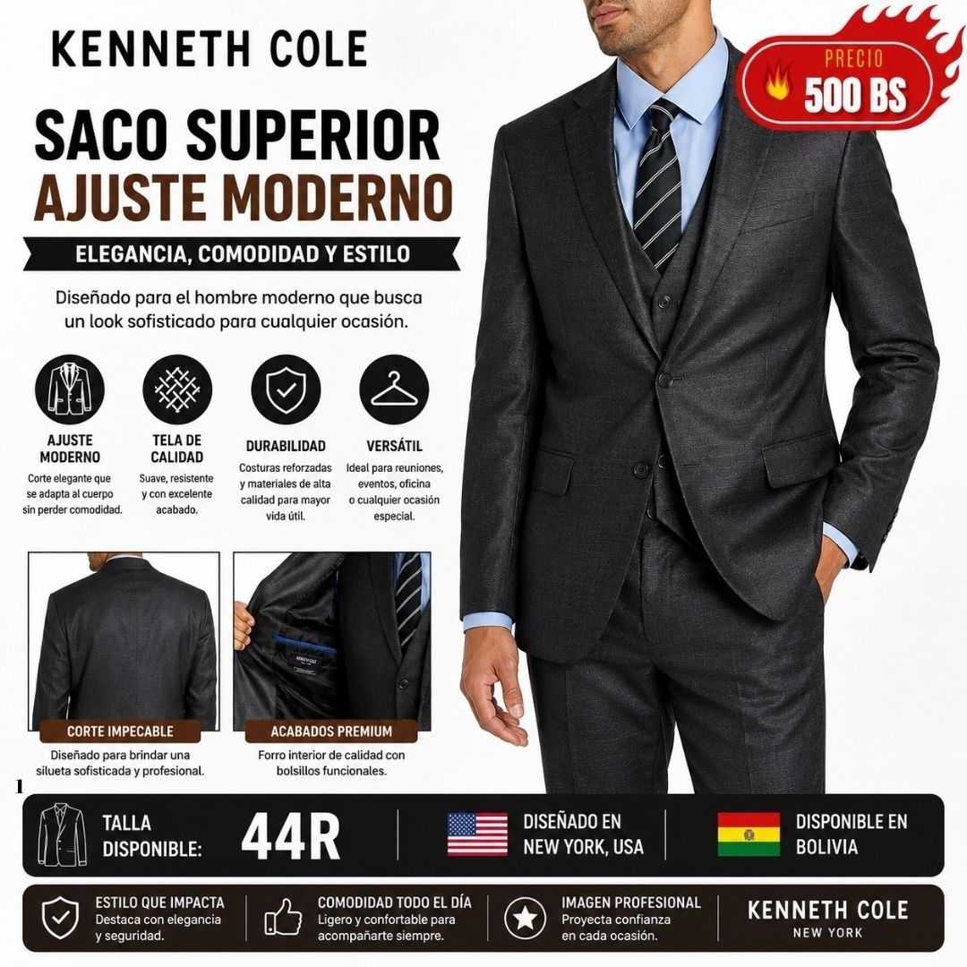 Saco Elegante Kenneth Cole