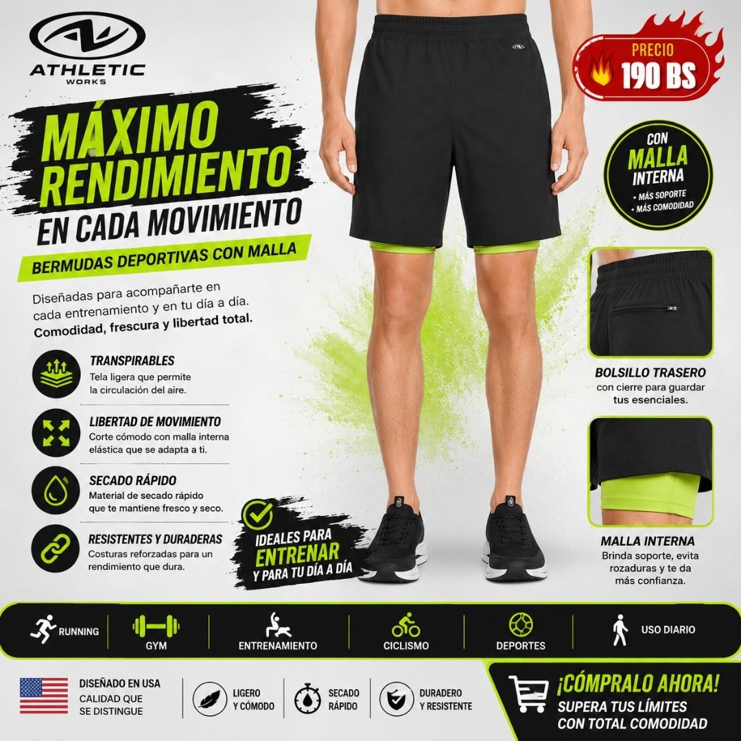 Short de Ciclismo Athletic