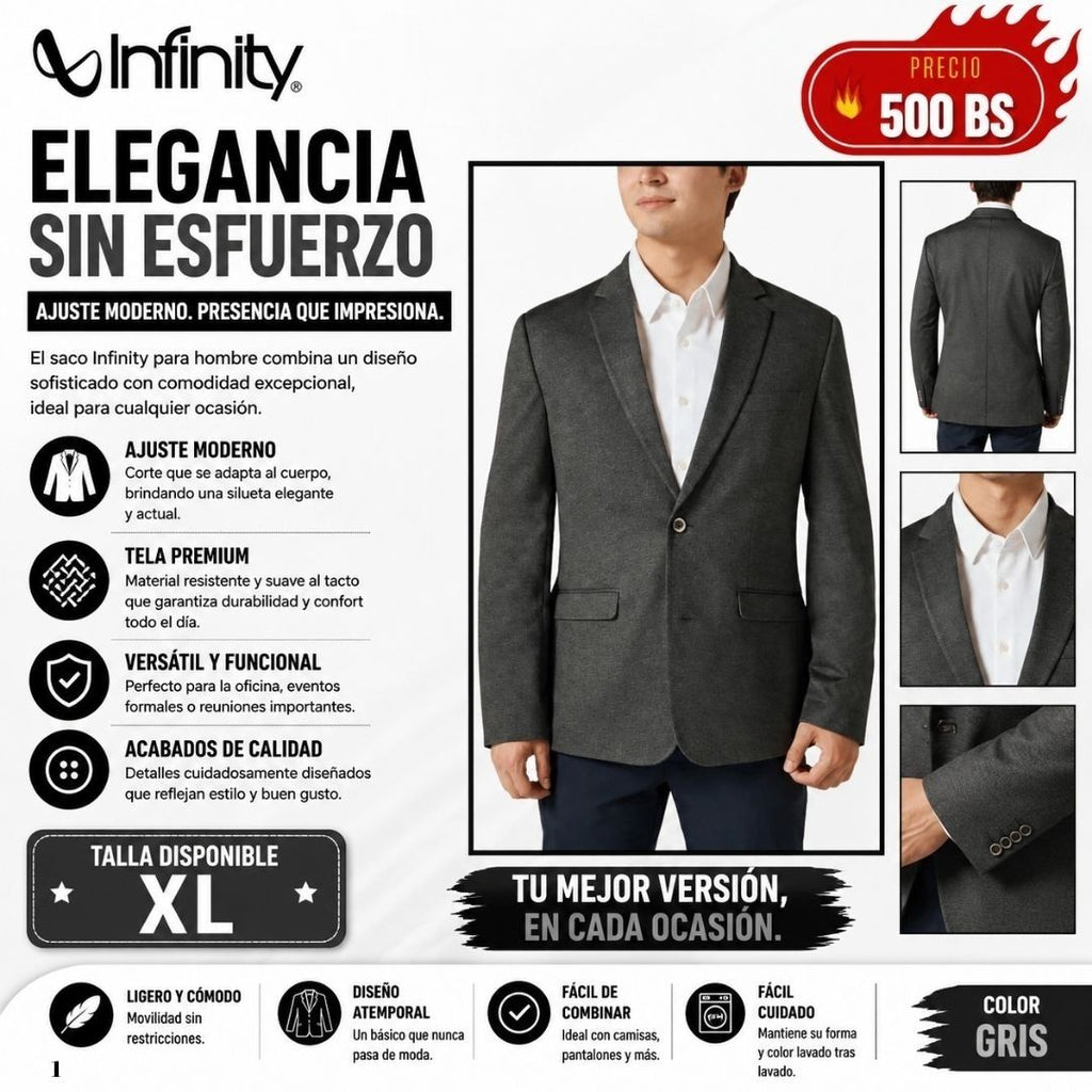 Saco Elegante Infinity