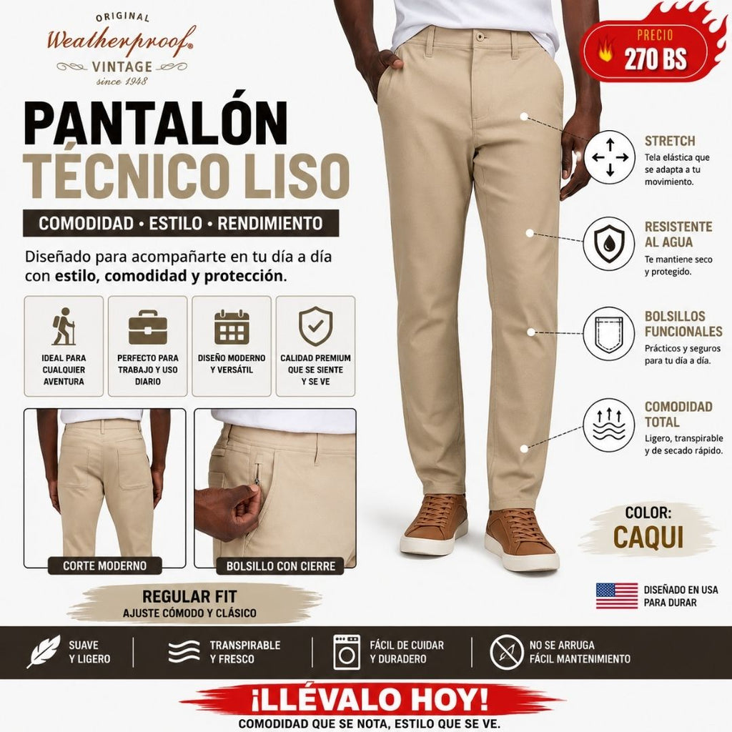 Pantalon Weatherproof Beige