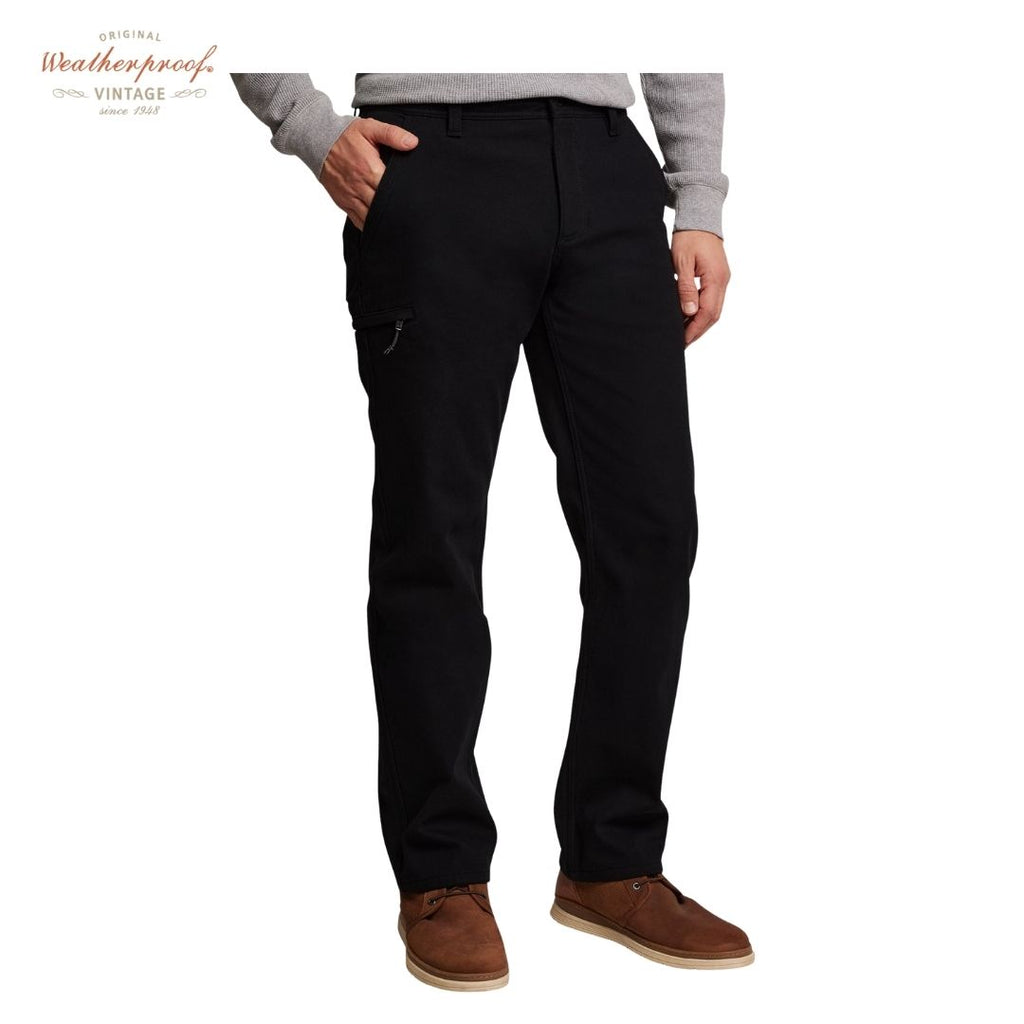 Pantalon Frizado WeatherProof Negro