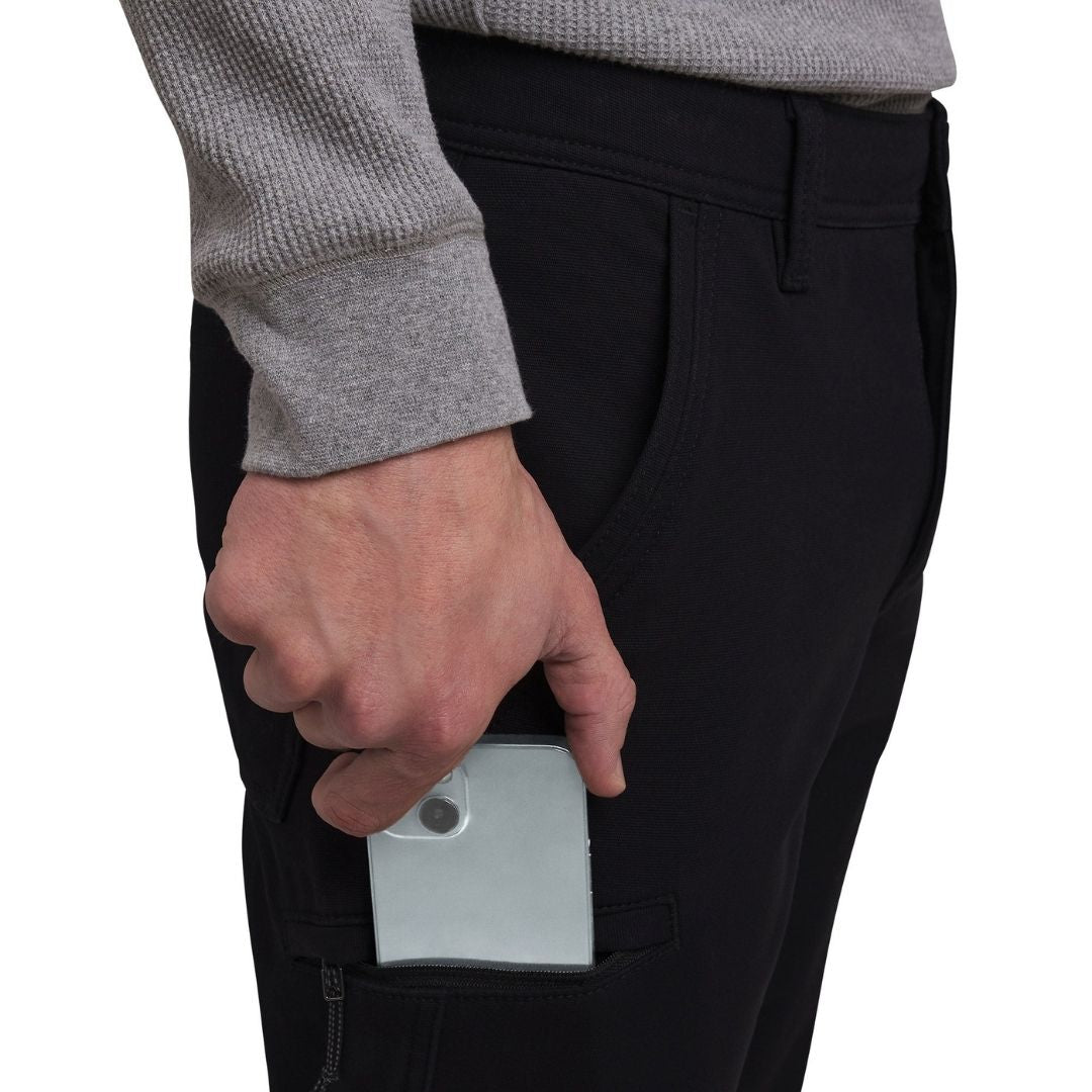 Pantalon Frizado WeatherProof Negro