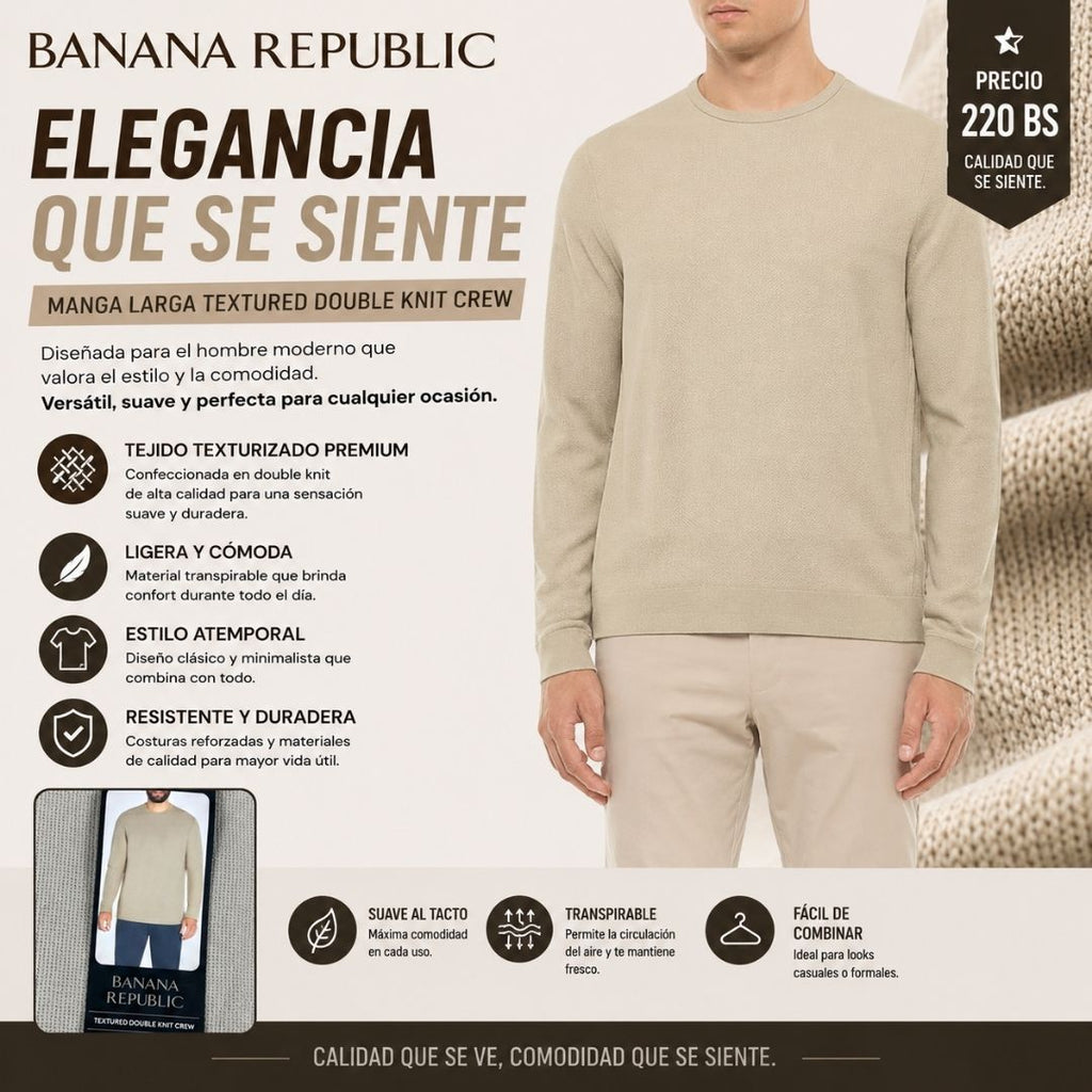 Suéter Manga Larga Banana Republic