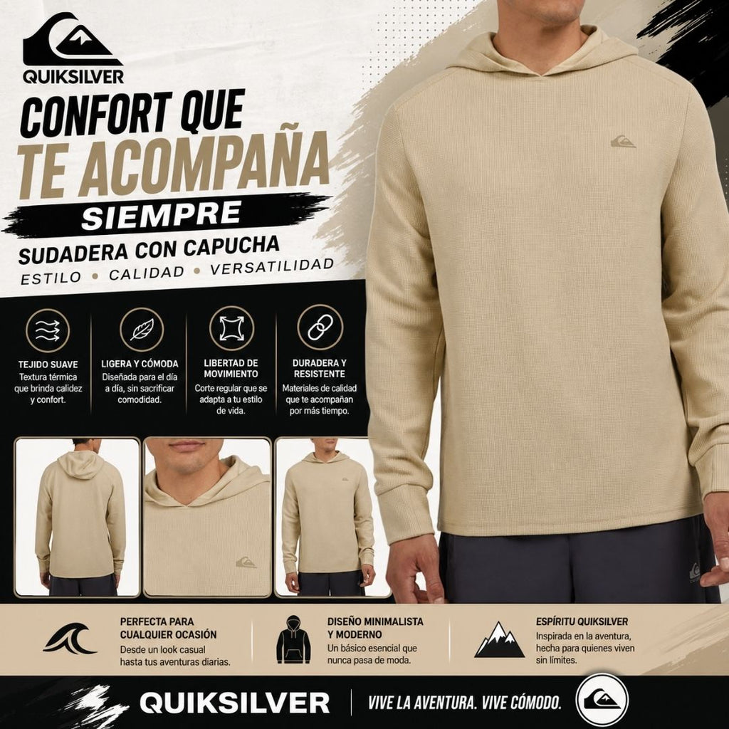 Sudadera Quiksilver con Capucha