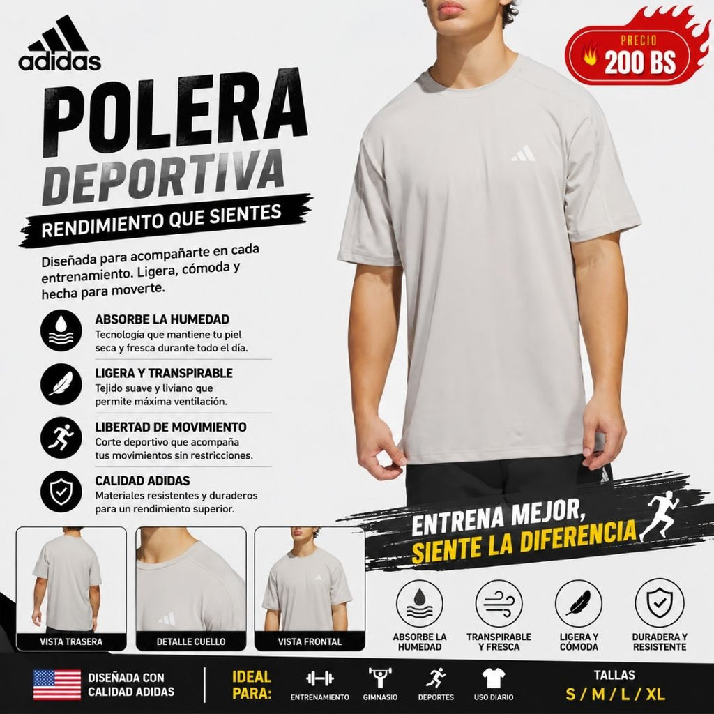 Polera Deportiva Adidas