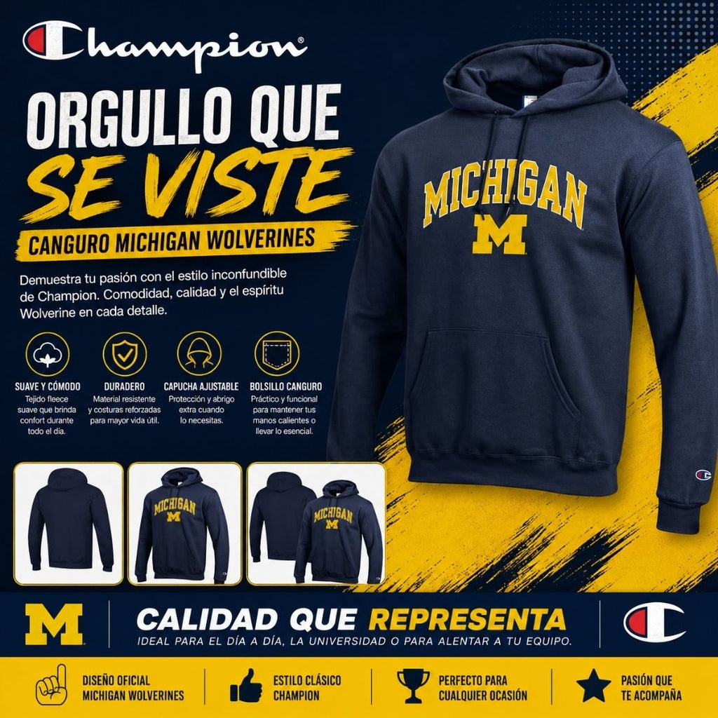 Canguro Champion Michigan Wolverines