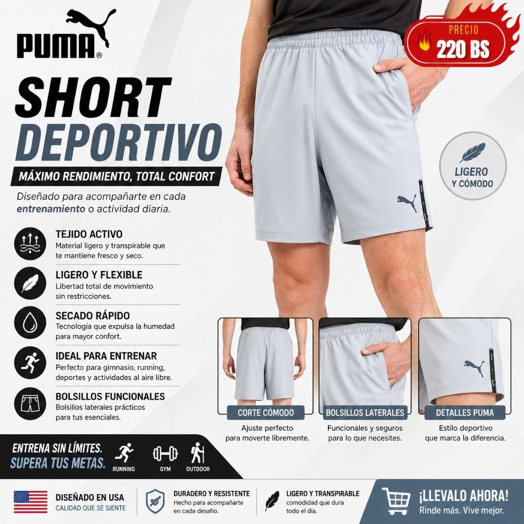 Short Deportivo Puma