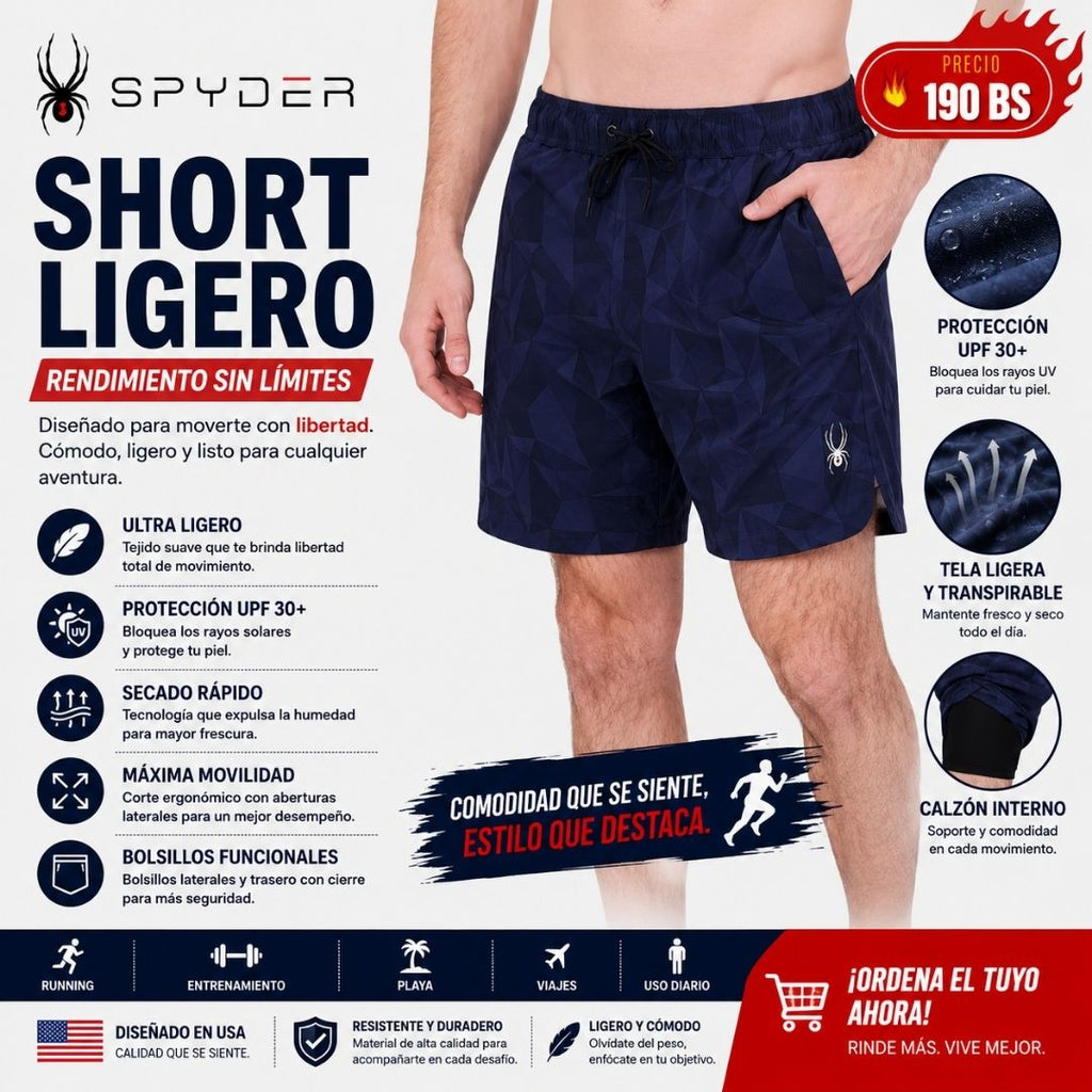 Short Spyder Deportivo