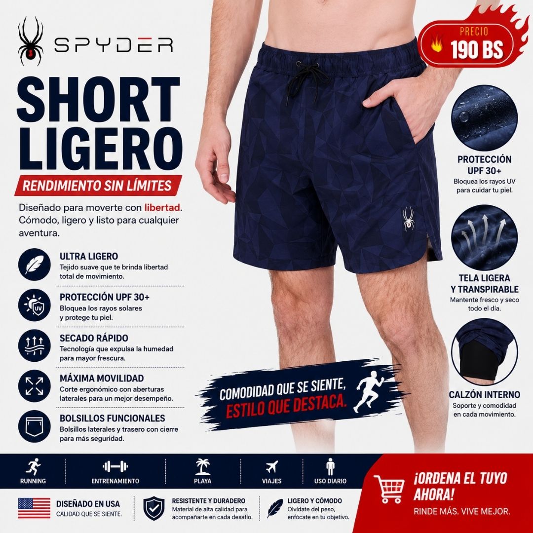 Short Spyder Deportivo