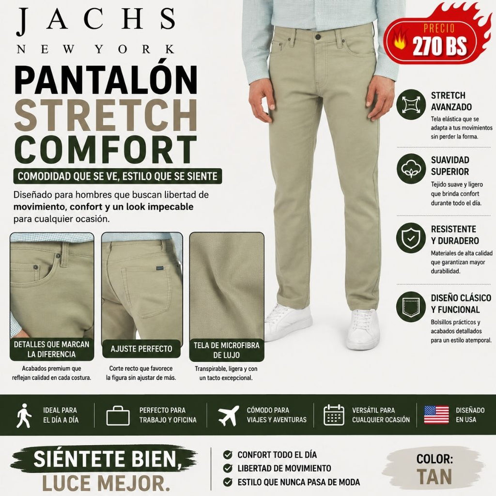 Pantalon Jachs NewYork tostado