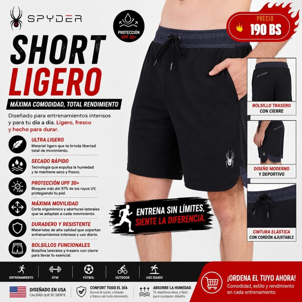 Short Spyder Deportivo