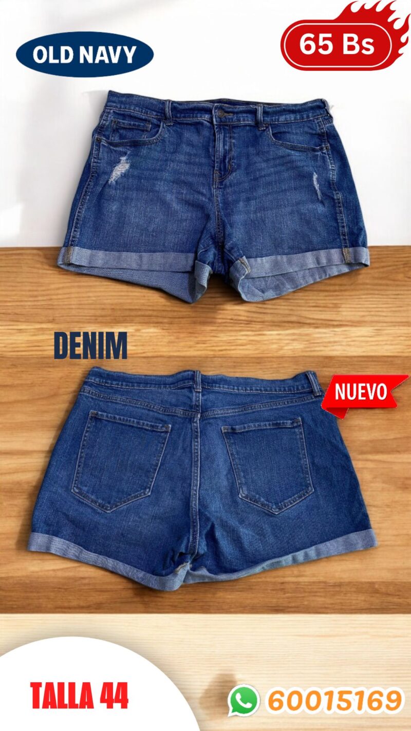 SHORTS JEAN DE MUJER OLDNAVY TALLA 44