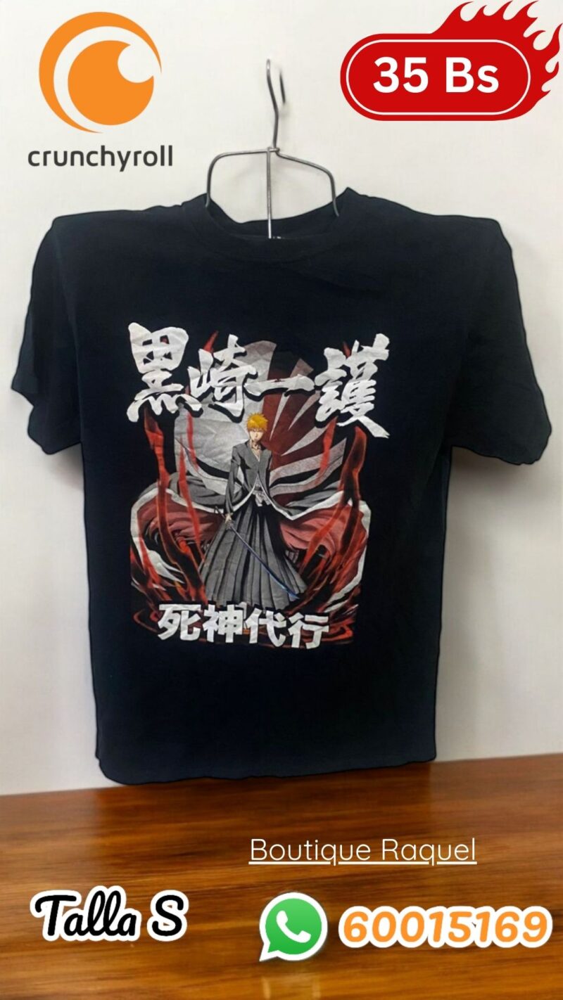 POLERAS DE HOMBRE BLEACH TALLA S