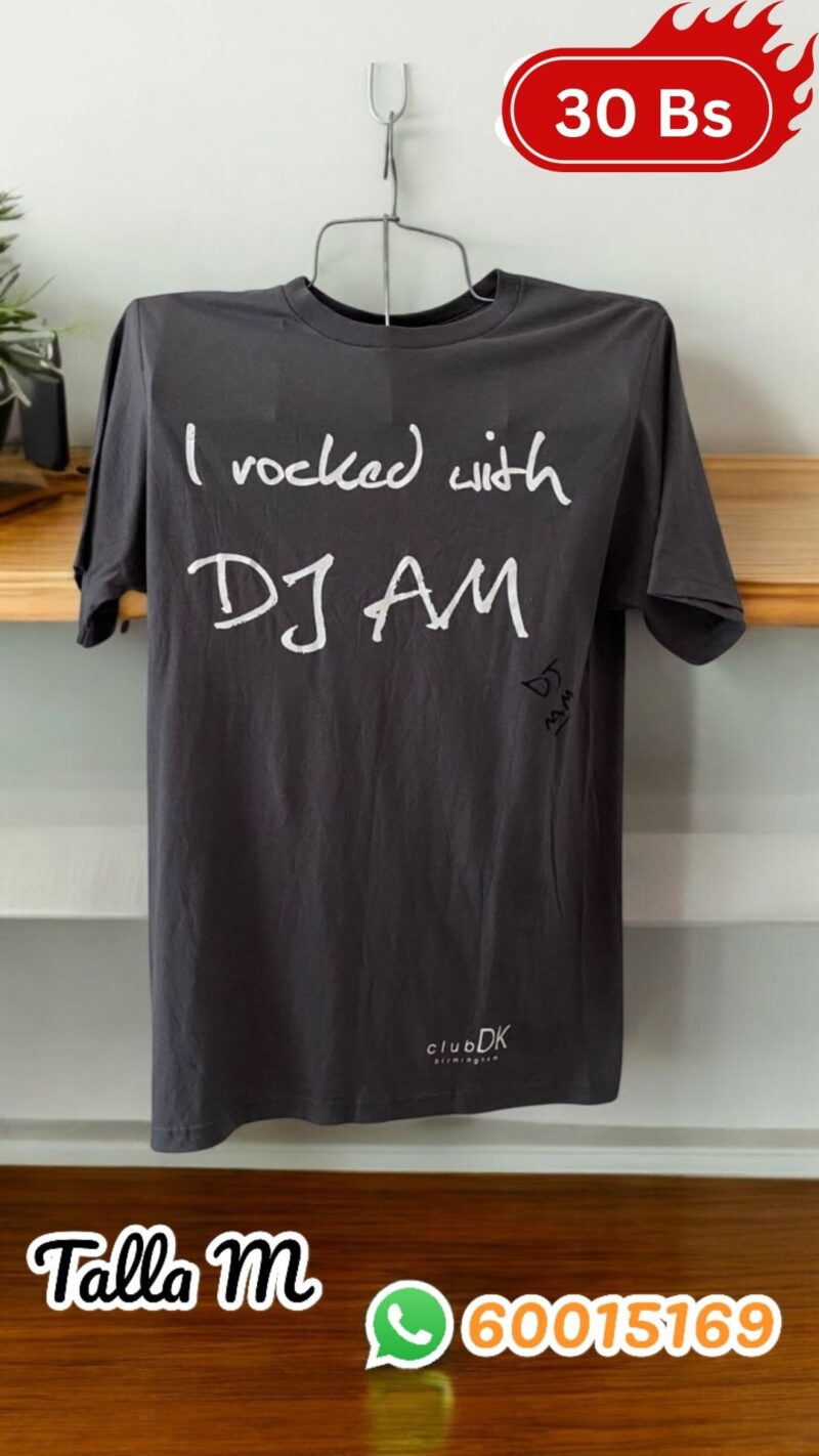 POLERAS DE HOMBRE "DJ AM" TALLA M